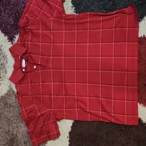 Turnbury dress shirt, red large